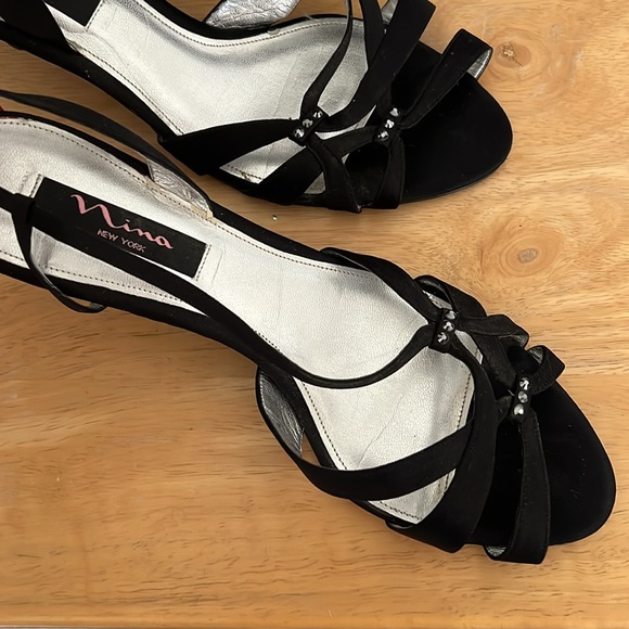 NINA DRESS SHOES•SLING BACK•SIZE 11•GREAT FOR HOLIDAYS & SPECIAL EVENTS - Picture 4 of 9